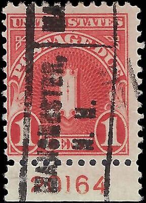 VEGAS - 1930 Postage Due 1c - Scott J70 - Used With Plate Number - P11 - FN1072
