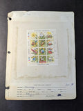 Box of Misc International Stamps, Souvenir Sheets & More - 86 Photos