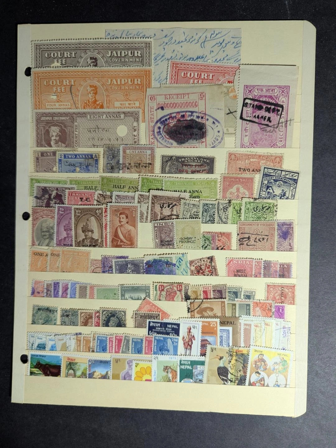 Quantity Mostly OLD Stamps -Various Countries Many No Longer Exist -192 Photos