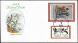 1983 Scott RW50 "Duck Stamp" Hunting Permit FDC First Day Cover - Pintail Ducks