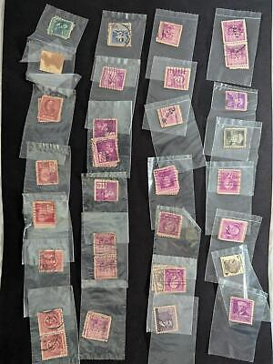 VEGAS - Cigar Box Full of Used USA Stamps in Plastic Bags - Many Different