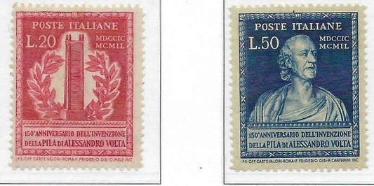 1949 Italy -Scott 526-527 - Clean Undisturbed OG! - Post Office Fresh!