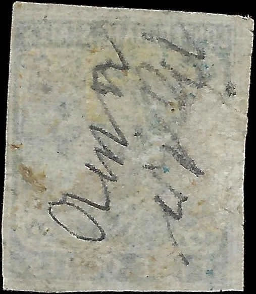 c1862- Scott CSA7 Jefferson Davis Counterfeit 5c Civil War Confederate Stamp