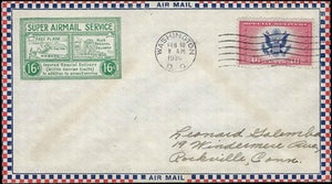 c1936 - CE2 16c Air Mail Special Delivery First Day Cover - Nice! -FN1449