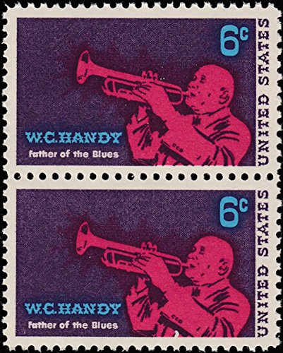 1969 W. C. Handy Father of The Blues Pair of 2 6c Stamps -Scott 1372 -MNH,OG cx357