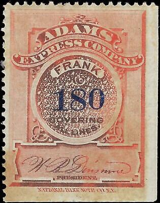 VEGAS - Adams Express Company Parcel Delivery Stamp - By National Bank Note Co
