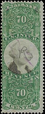 VEGAS - 1862-71 Revenue - Scott R142 - No Cut - No Hidden Flaws - Nice!