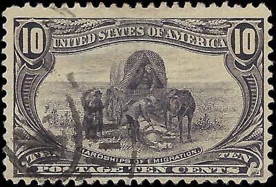 VEGAS - 1898 10c Trans-Miss - Scott 290 - Solid