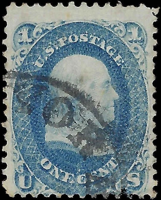 1861 USA - Scott 63 I - Used - Torn Corner Perf