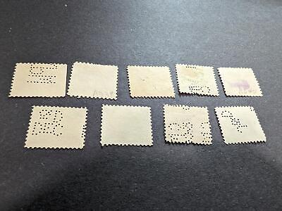VEGAS - 1918-22 Stock Transfer Revenue - Scott RD1-RD7, RD9, RD10 - Used