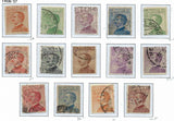 1905--27 Italy Sets - Better Cat Value - Sc# 97-110 & More - Used - READ