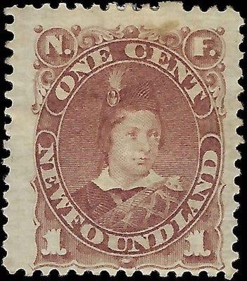 c1880 Newfoundland, Canada - Scott 41 - MH - Solid
