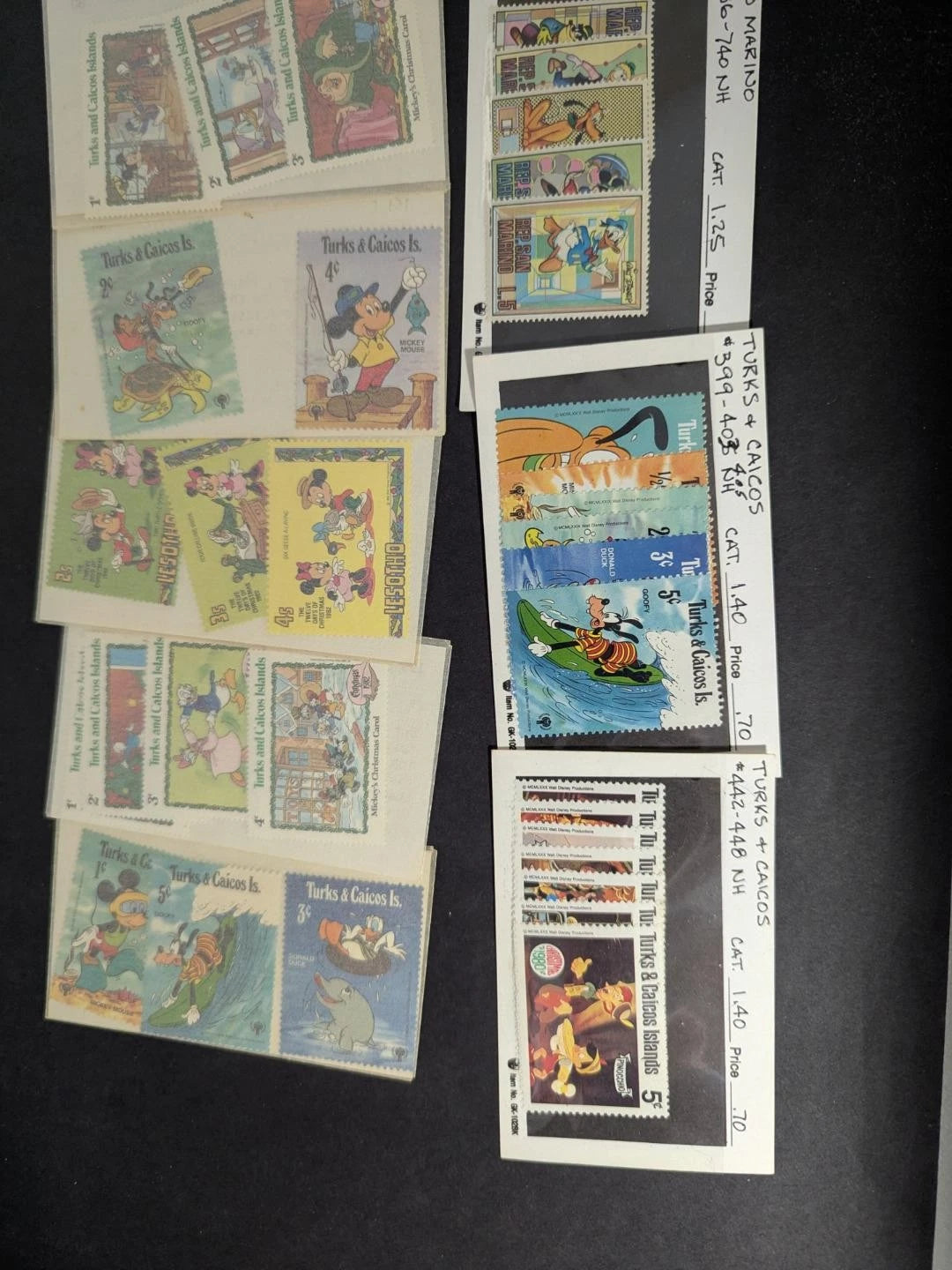 Huge Quantity of Disney Stamps! - Many Sets - Many Different -Sheets - 85 Photos
