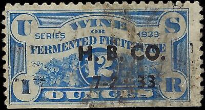 VEGAS - 1898-1900 Fermented Fruit 12c - Sc# REF4 - Used