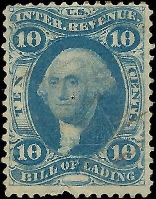 VEGAS - 1862-71 Revenue - Scott R32c - Very Light Cancel - Pin Hole