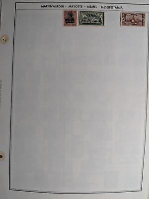 VEGAS - British Colonial Mix on Hinged Pages - Some Better Issues ~24 Photos!