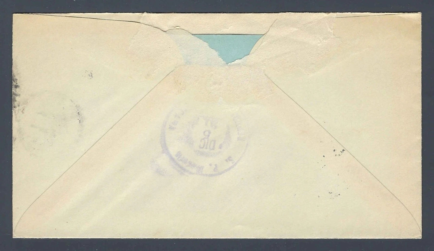 1931 FAM 6 First Flight Cover W R Grace Co New York to San Pedro de Macoris DR