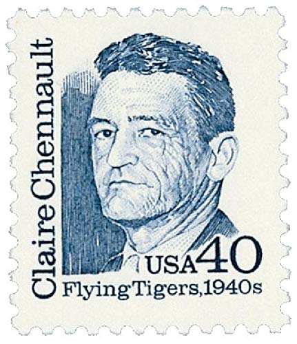 1990 Claire Chennault Single 40c Postage Stamp, Scott2187, MNH, OG