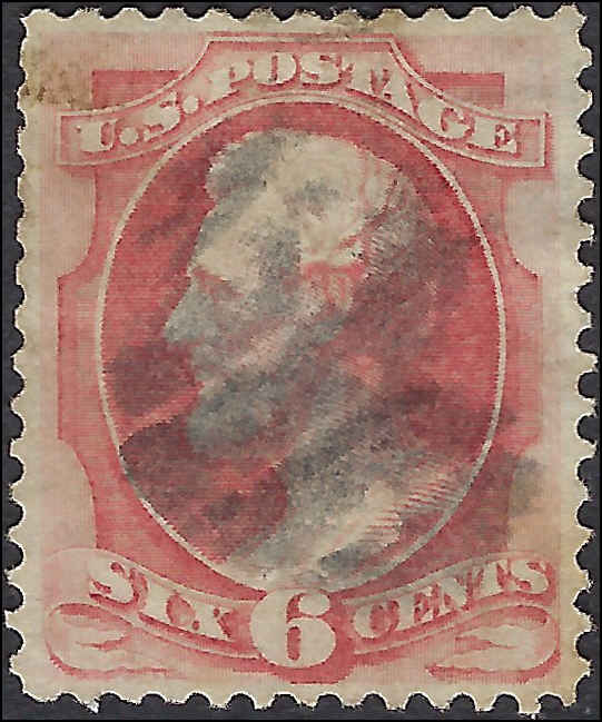 1879 Lincoln 6c - Scott 186 - Excellent Centering!
