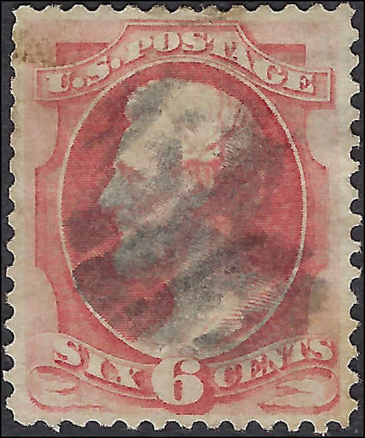 1879 Lincoln 6c - Scott 186 - Excellent Centering!