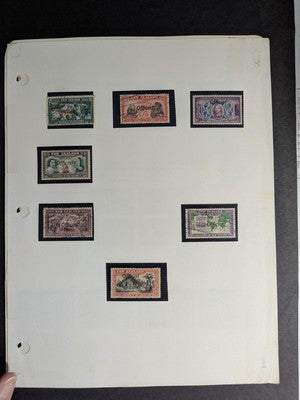 Hi Cat Captain Cook on Home Made Pages with Mounts - Mint & Used - See 15 Photos