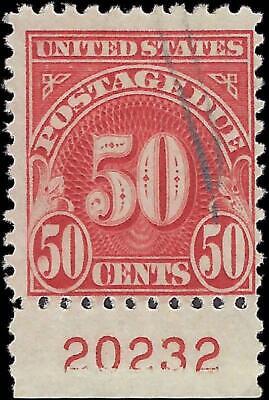 VEGAS - 1930 Postage Due 50c - Scott J76 - Used With Plate Number - P11 - FN1067