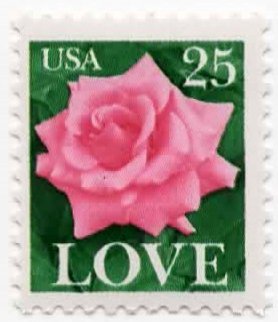 1988 Rose Single 25c Postage Stamp -Scott 2378 - MNH,OG