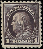 c1915 - USA - Scott 460 - Perf 10 - DLWM - Used - Light Cancel - Centering!