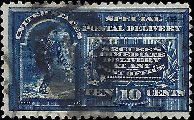 VEGAS - 1895 USA Special Delivery - Sc# E5 - Used - Small Thin & Crease