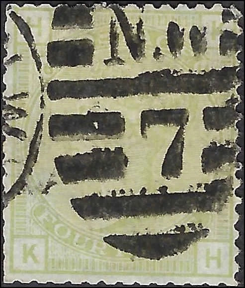 c1876 - Great Britain Scott # 70, Plate# 16 - Cat= $350!