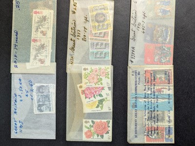 Great Britain Stamps in bags, etc Unopened From Estate! Many Better! -105 Photos