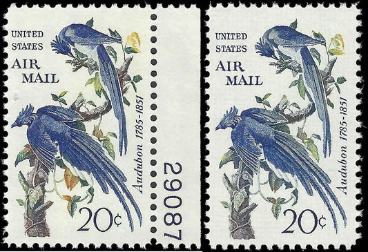 c1967 - Scott c71 Freak Color Error - MNH, OG - See Leaves at Bottom - #2