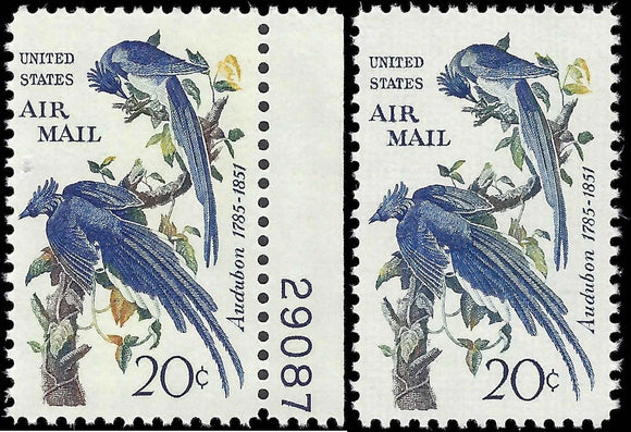 c1967 - Scott c71 Freak Color Error - MNH, OG - See Leaves at Bottom - #2