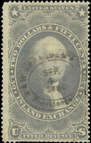 c1863- Scott R84c $2.50 Inland Exchange Revenue Stamp -1866 Merchant Hand Stamp