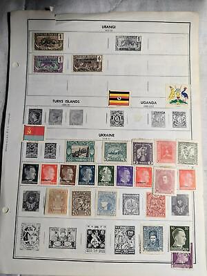 Nice Lot of International Stamps on Album pages - M&U - See ~141 Photos!