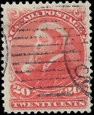 VEGAS - 1893 Canada Queen Victoria- 20c - Scott 46 - Nice!