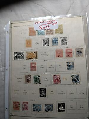 Large Lot of International Stamps on Album pages! - M&U - See ~348 Photos!