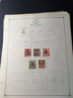 VEGAS - About WW2 to 1992 Italy on Scott Pages - Very Well Filled! - 134 Pics