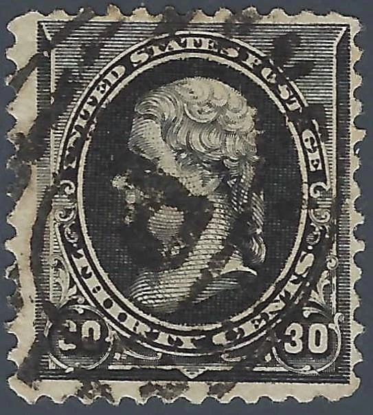 1890 USA - Scott 228 - 30c - Good Centering - Solid