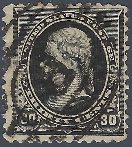 1890 USA - Scott 228 - 30c - Good Centering - Solid