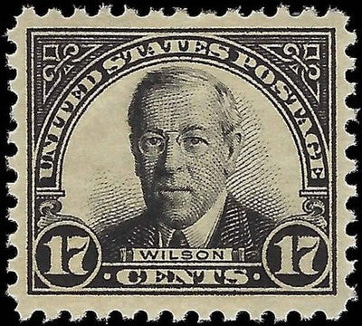 c1925 - USA 17c President Wilson - Scott 623 - Nice Centering! - MH, OG - Fresh!