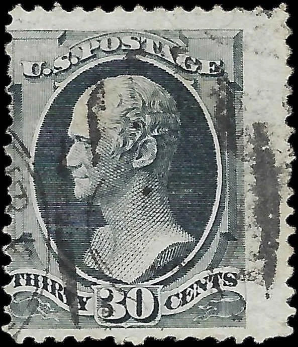 1873 USA - Scott 165 - 30c - Solid Example