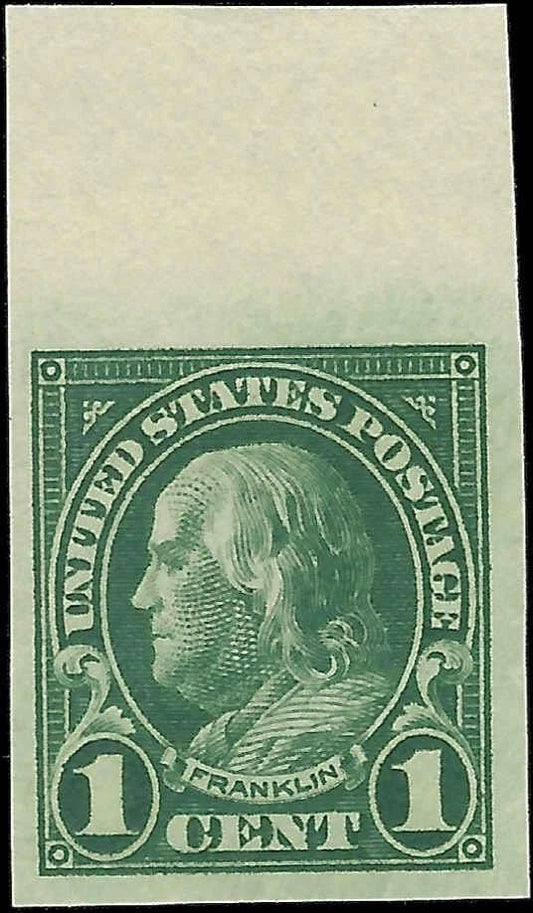 1923 USA - Scott 575 - (Imperf) MNH, Undisturbed OG - Nice Margins - Fresh!
