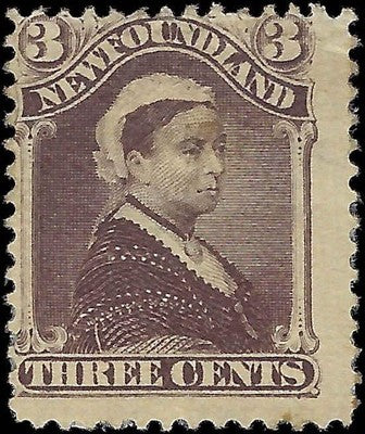 c1873 Newfoundland, Canada - Scott 51 - MH - Solid - Cat= $85