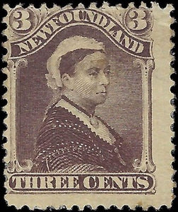 c1873 Newfoundland, Canada - Sc# 51 - MH - Solid - Cat= $85