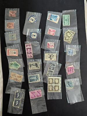 VEGAS - Cigar Box Full of Used USA Stamps in Plastic Bags - Many Different