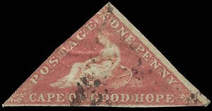 VEGAS -1863 Cape Of Good Hope 1p - Sc# 12 - Used - FV441