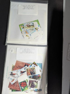 Box of Caribbean Year Sets & Pages Mostly Unopened From Estate! -15 Photos