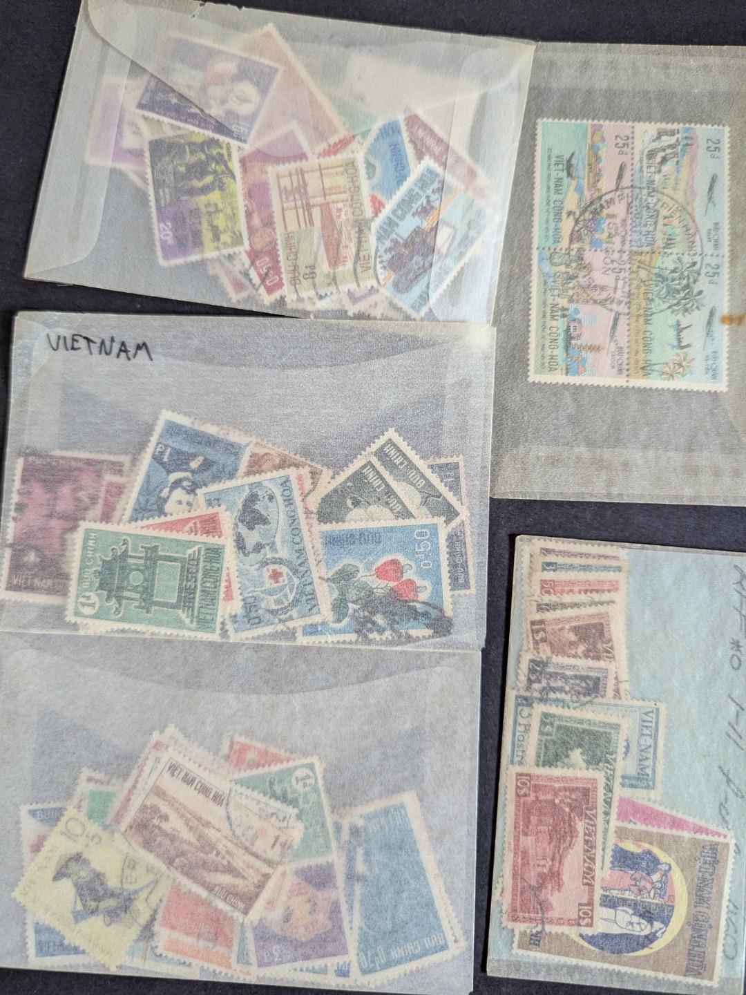 Quantity of Various Asia Stamps - M&U - Many Sets - See 91 Photos