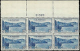 c1934 - #745 Crater Lake Plate Block of 6 - MNH, OG - Slight Gum Disturbance